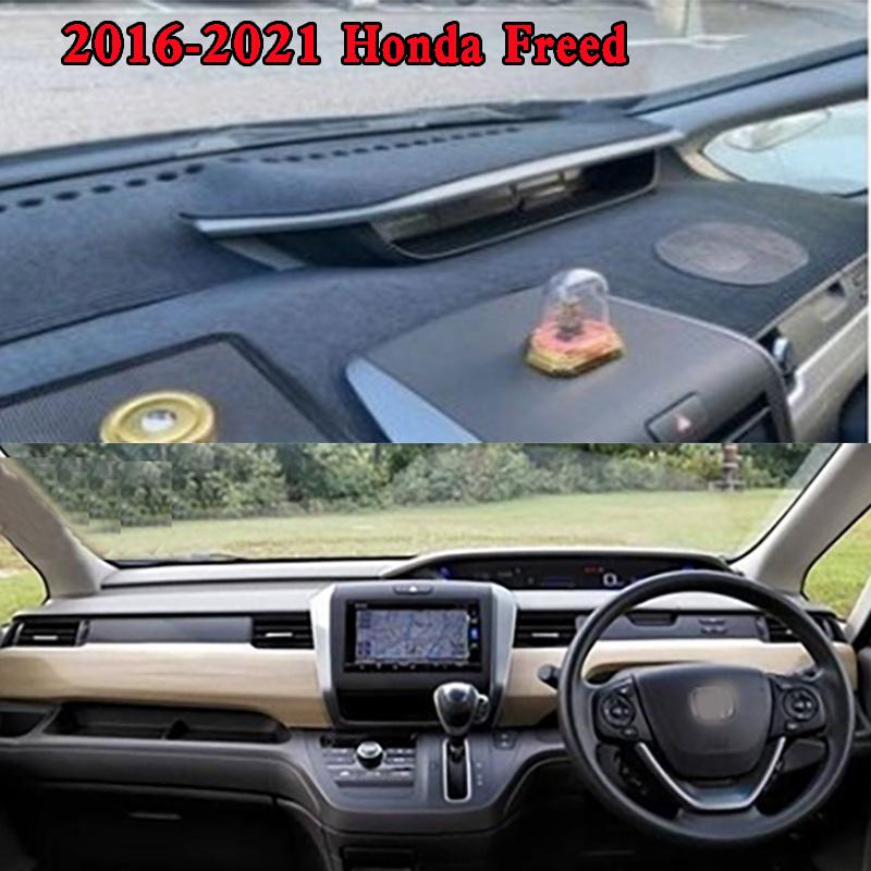 For 2016-2021 Honda Freed GB5 GB6 GB7 GB8 Dashmat Anti-Slip Dash Mat Dashboard Cover Instrument Panel Sunscreen Pad