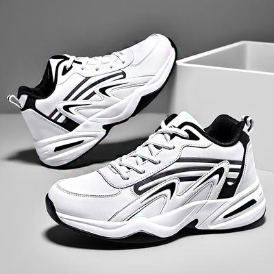 Chaussures de sport et de loisirs chaussures de course chaussures tendance, absorption des chocs et rehaussement chaussures pour hommes très grande taille voyage antidérapantes chaussures de travail