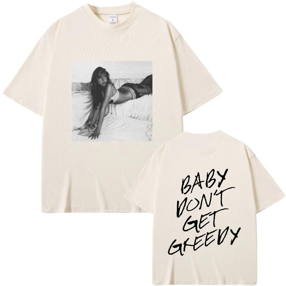 

Singer Tate Mcrae Baby Dont Get Greedy Album Print Tshirt Unisex Vintage Fashion Tshirt Men Women Casual T Shirts 4XL