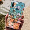 Pour Alcatel 1SE 2020 Coque Anti-choc Fleur Arrière Pour Alcatel 1SE 2020 5030F 5030U 5030D Silicone Souple Coques de Téléphone Pare-chocs