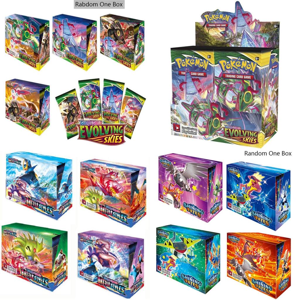 Ultimative Sammlung von 360 Pokémon-Karten mit Schwert & Schild Evolving Skies Shining Fates