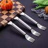 Stainless Steel Double-Headed Watermelon Cutter and Fruit Fork