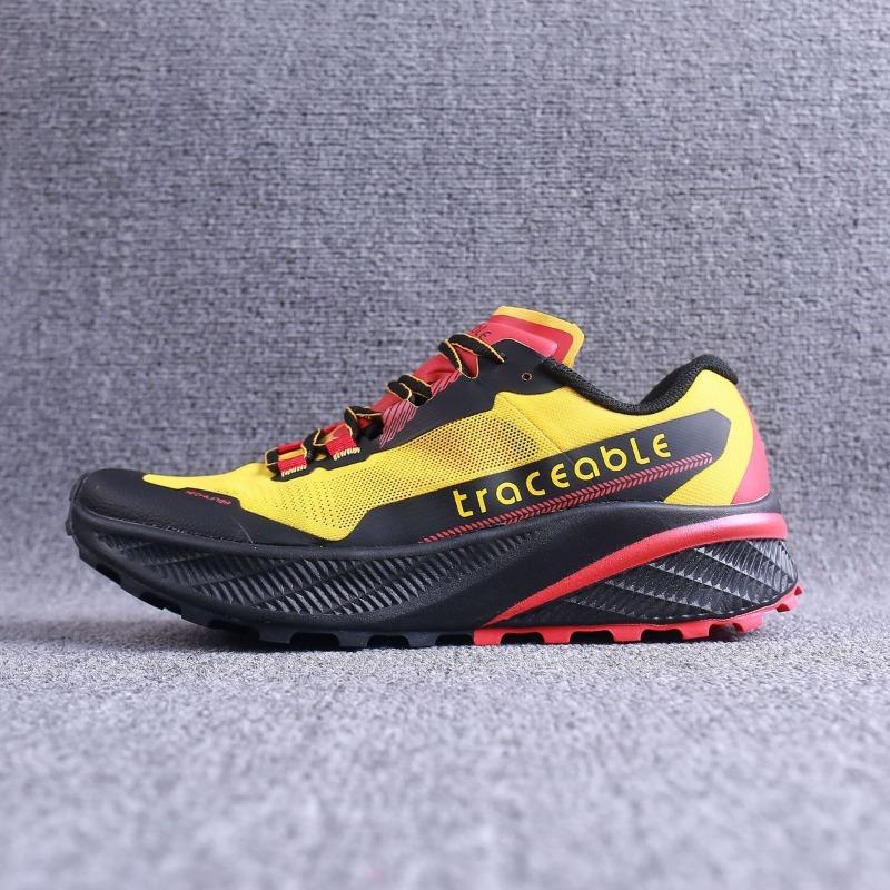 Origineel Merk Comfortabele Antislip Loopschoen Jogging Schoen Topkwaliteit All Terrain Off-road Hardloopschoen Ademende Trekkingschoen 39 geel