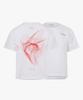 SPYDER Women'S Duotech Graphic Semi-Crop Short Sleeve T-Shirt Splmcnrs356Wwht