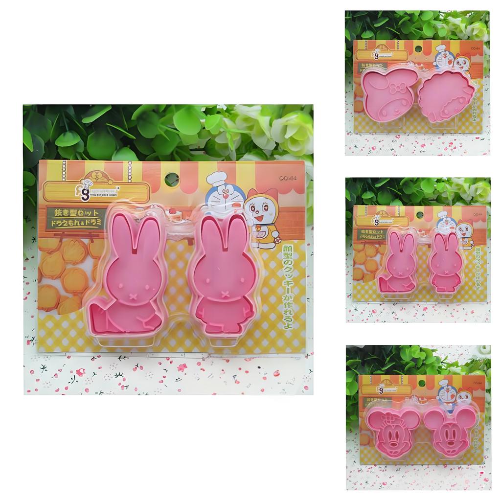 Cartoon 3d Cookie Mold With Animal Shapes For Diy Baking And Holiday Gifts