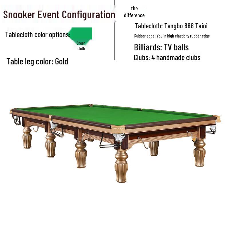 Xinbirei Standard English Snooker Billiard Table