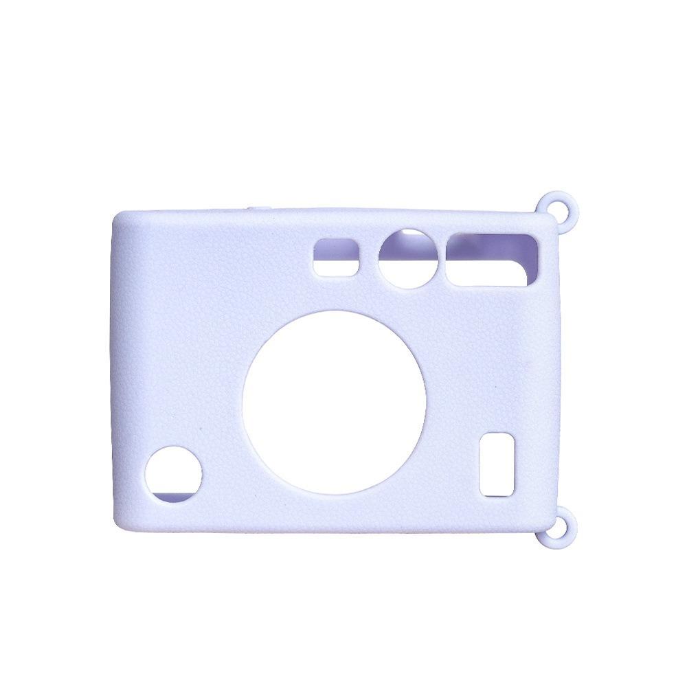 Solid Color Silicone Protective Cover for Fujifilm Instax Mini EVO Instant Camera Case Accessories Soft Shell Leather Protector