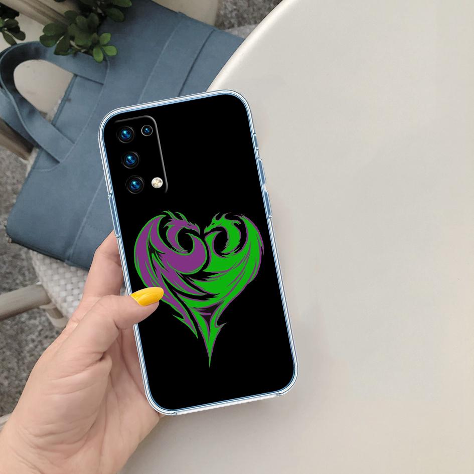 CJ33 Descendants Soft Shell Transparent Phone Case for Samsung Galaxy A04 A04S A14 A23 A34 A54 M23 M33 M52 M53