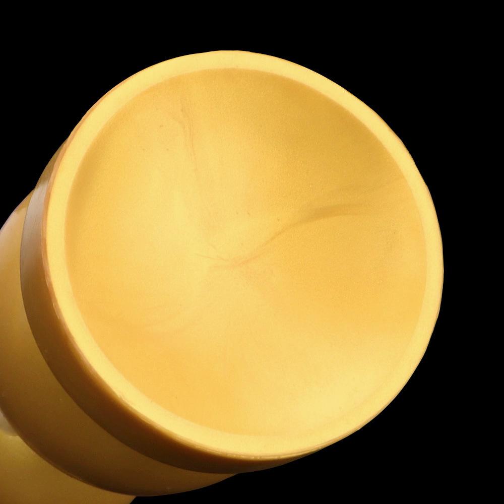 Gros Plug Anal Fileté en Silicone Doré Dildo Réaliste Jouet Sexuel pour Adultes pour Couples Fisting