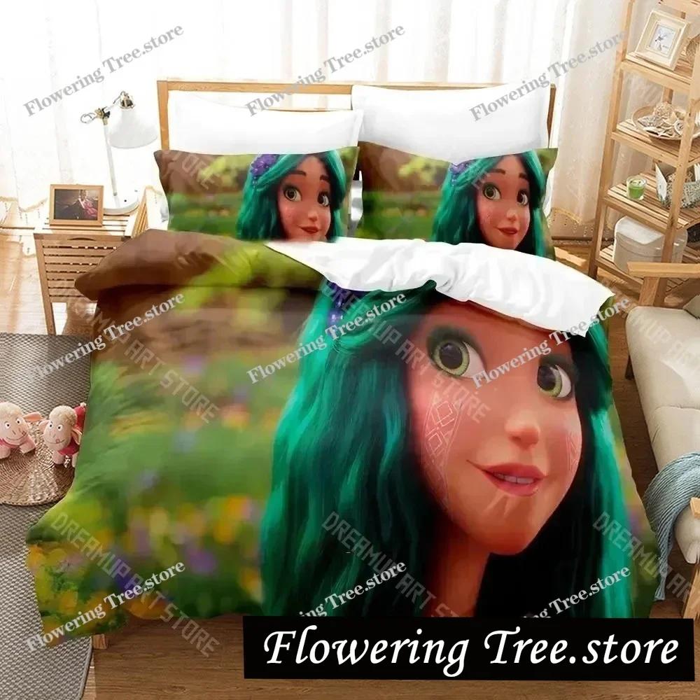3D-Druck Mavka Das Lied des Waldes Bettwäsche-Set Jungen Mädchen Twin Queen King Size Bettbezug Kissenbezug Bett Jungen Erwachsene029