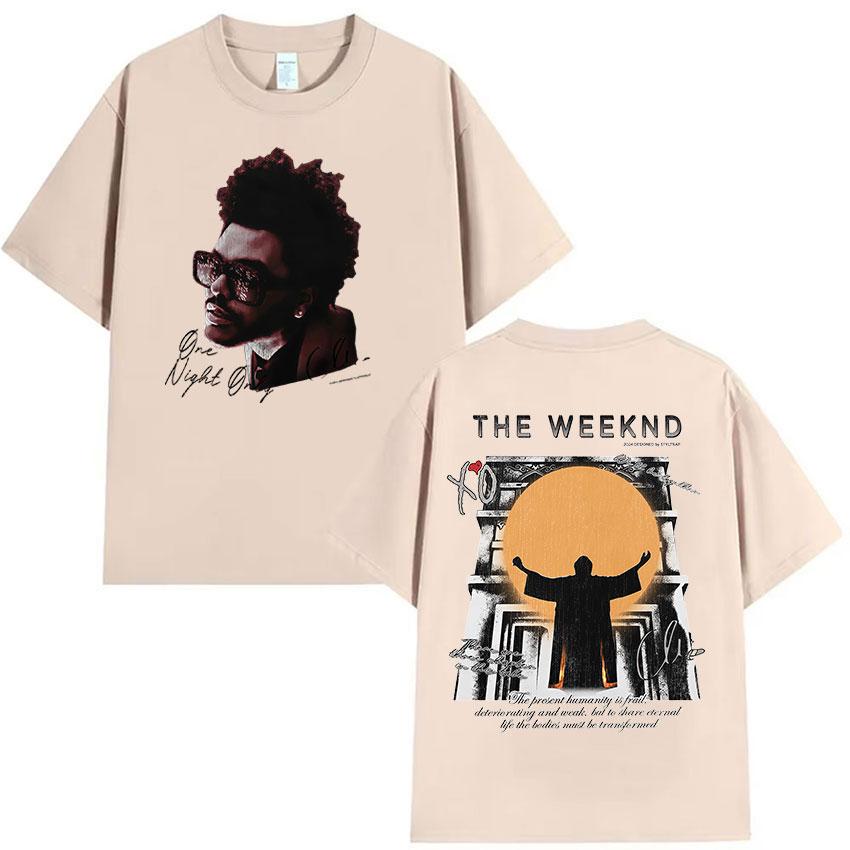 The Weeknd XO Album 2026 Merch Tshirt Rap Summer Luxury Retro Style Hip Hop Tshirt Unisexs Casual Cotton Tshirt Street Wear