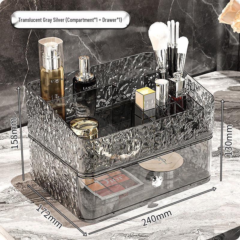 Luxury Desktop Cosmetic Storage Drawer - Makeup and Skincare Organizer