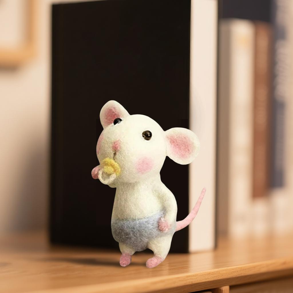 Wool Poke Fun DIY Handmade Material Bag, Make Doll Ornaments, Pendants Simulate Animals