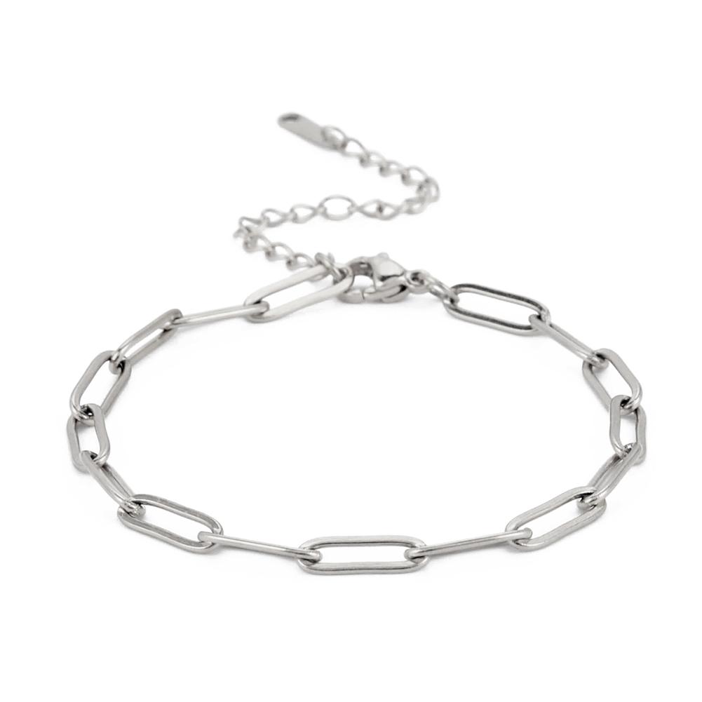 Figaro Beads Herringbone Chain Bracelet for Women Men Stainless Steel Wrist Jewelry Twist Box Rope Chains Waterproof Accessories