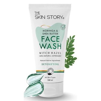 The Skin Story Limpiador Facial para Limpieza de Poros, Limpia Profundamente, Hidratante y Manteca de Karité, Limpiador Facial Suave Para Todos los Tipos de Piel 100ml
