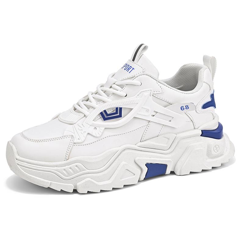 Student Height Increasing Shoes Four Season Thick Soled Men's Casual Sports Shoes Soft Soled Comfortable Outdoor Sneakers