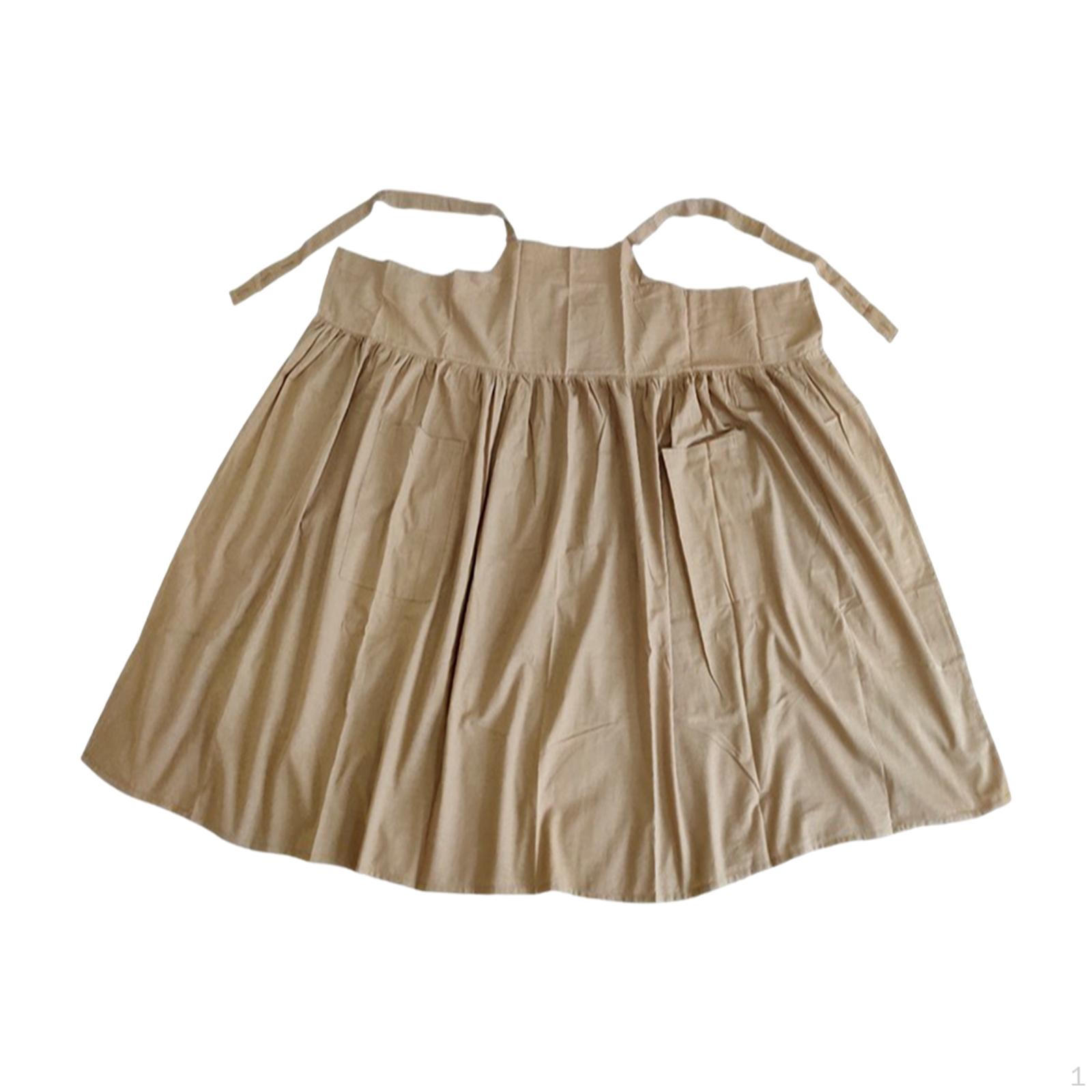 

Утолщенный фартук-нагрудник, многофункциональный, деревообработка, садоводство, шеф-повар для ресторана бежевый