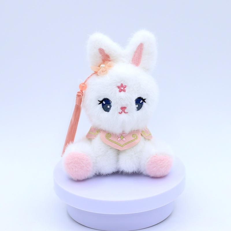 New Cute and Cute Little Rabbit Pendant Plush Toy Dolls and Bags and Exquisite Keychain