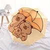 1pc Bear Family Umbrella Illustration Umbrella with Plastic Handle,Suitable for All Seasons Home Travel Outdoor UmbrellaSanlio119