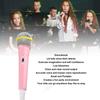 Kids Wired Microphone 3.5mm Plug Plastic Low Distortion Portable Child Singing Mic for Musical Instrument for Family Party