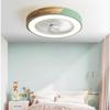 52CM Ceiling Fan Light Lamp 220V APP +Remote Control Fans Bedroom Dining Room Wood Ceiling Fan With Lights DC Green Ceiling Fan