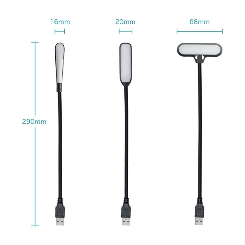 USB Reading Lamp Flexible Mini Light for Laptop Dimmable Reading Light LED Light Notebook Reading Lamp Home Office