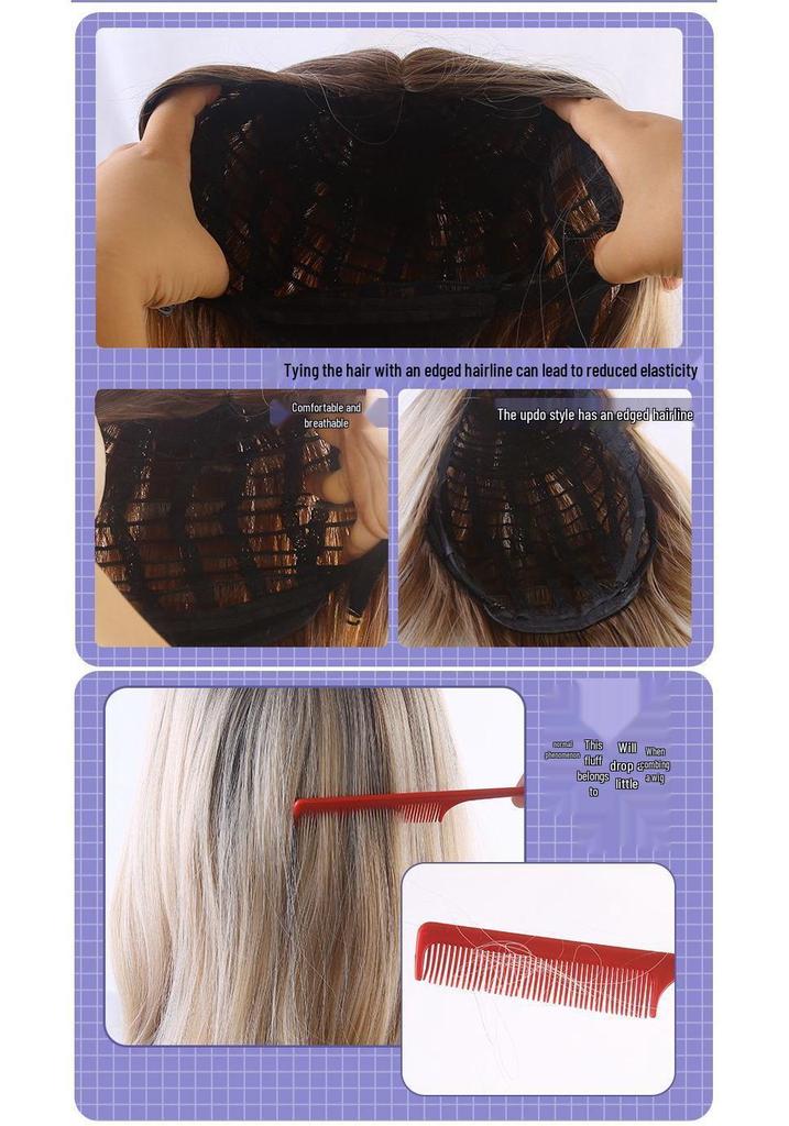 Project SEKAI Akashi Mizi Rosa Rosa Coda di Cavallo Parrucca Cosplay