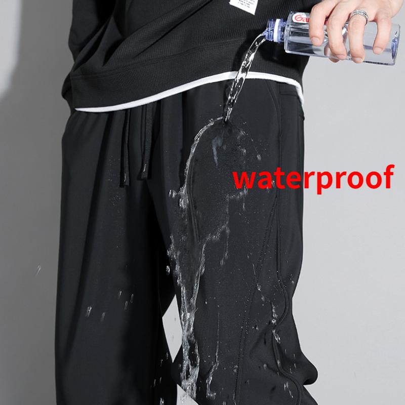 Summer Men's High Elastic Sweatpants Large Size Gym Joggers Running Quick Drying Sports Pants Men Clothing