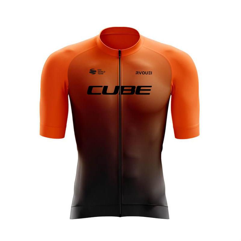Rvouei Cube Team Quick Drying  Clothing MTB Bike Uniform Maillot Ropa Ciclismo Hombre Bicycle Suit 2026 Summer Breathable Cycling Suit Set