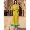 Middle East Fashion New Arrival Fashion Hand-Stitched Diamond Tassel Long Sleeves Dress Diamond Studded Dress