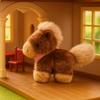 Fluffy Horse Stuffed Animal Horse Soft Plush Toy Doll Zodiac Horse Plush Toy  Chinese Zodiac