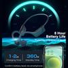 HS1 Kabelloses Knochenleitungs-Headset BT5.0 IPX55 Wasserdichtigkeit 8 Stunden Typ-C