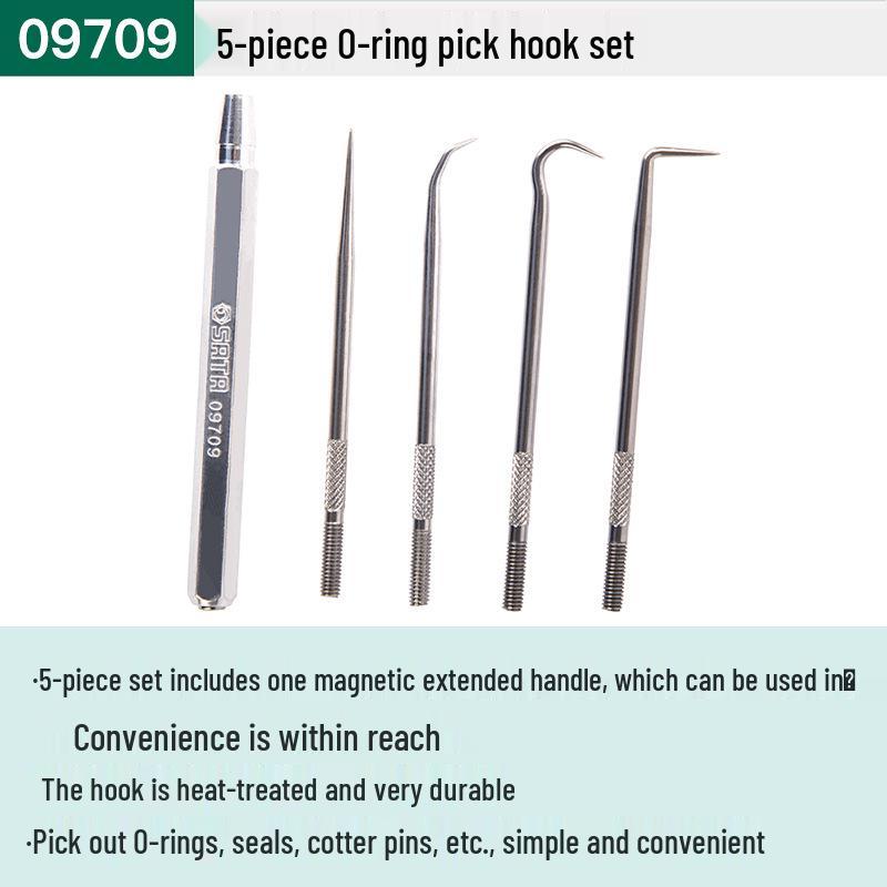 Набор из 5 крючков и съемников SATA для снятия и установки автомобильных уплотнений