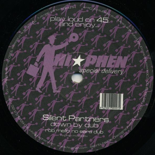 

12-дюймовая пластинка SILENT PARTNERS - Down By Dub MD006X Hi-Phen Music D 2003 Бельгия Танцевальная и электронная музыка Б/У