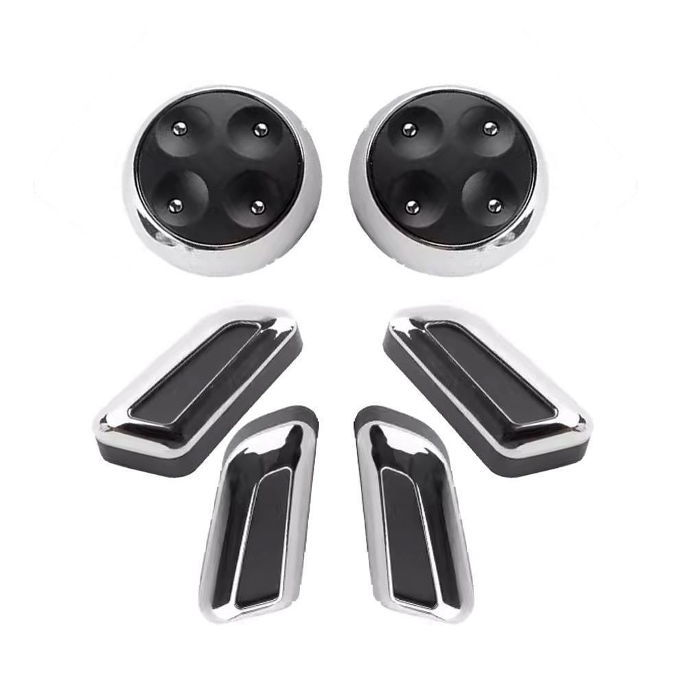 Car Seat Adjustment Button Switch Cover Knob Trim For A3 For A4 For A5 For A6 For A7 Car Accessories Interior Trim Seat Switch