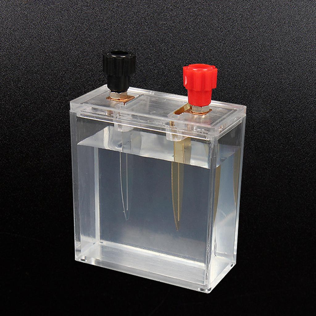 Educational Saltwater Battery Science Experiment Device for Classroom Labs Demonstrating Experiment on Power Generation