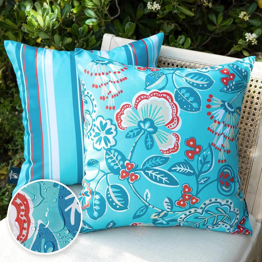 Outdoor Pillow Cover Waterproof American Printed Tent Garden Cushion Multifunctional Pillow Toughage Inflatable Cushion