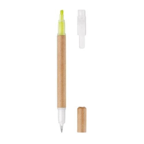 MidOcean Duo Paper 2 In 1 Recycled Carton Highlighter Pen