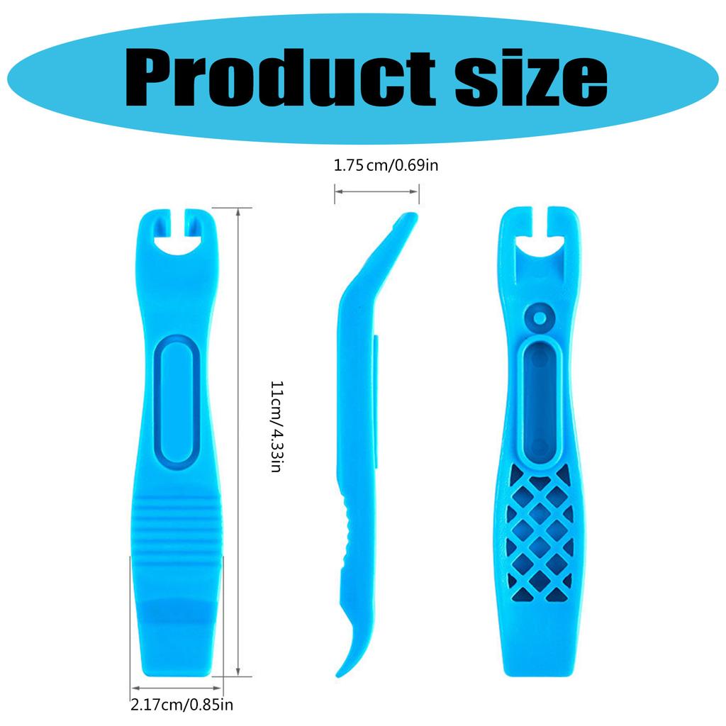2pcs Lightweight Bike Tire Lever Wear Resistant Tire Removal Tool Cycling Tyre Opener Breaker Bicycles Repair Tool