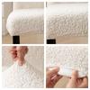 Teddy Fleece Thickened Chair Cover Universal Fitting High Chair Cover Stool Cover for Home Use