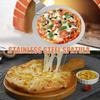 10/12inch Stainless Steel Pizza Peel Pastry Tools Round Anti-scalding Pan Bakeware Maker for Kitchen Restaurant Cooking Serving