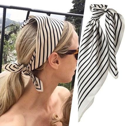 Scarf with Print, Women' Synthetic Silk, Gift Scarf, 70x70