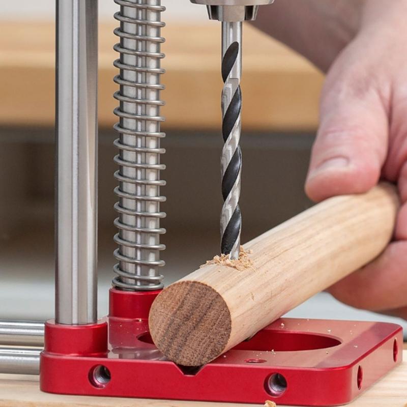 Portable Positioner Drilling Locator  Precision Woodworking Locator DIY Wood Tools Adjustable Punch Locator