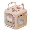 Educational Baby Toy 6-Sided Bead Maze with Musical Lights & Hand Drum - Early Learning Puzzle for Infants