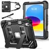 iPad 10th/11th Gen Pro 11 Invisible Folding Stand Anti-drop Protective Strap Case