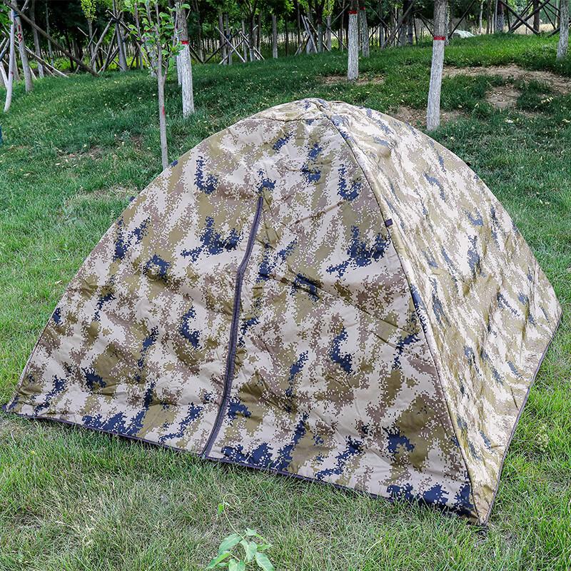 Wes Dual-Season Double-Layer Camouflage Camping Tent