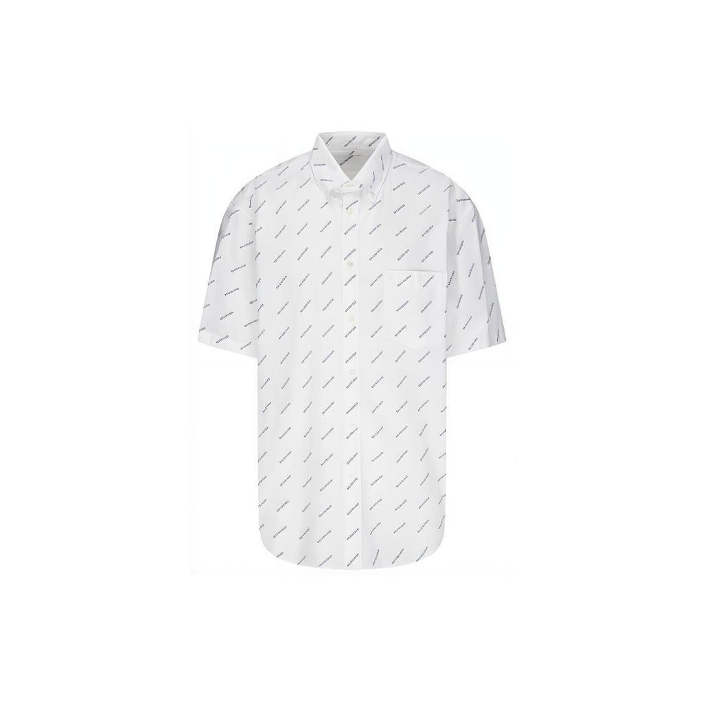 Balenciaga Shirt Regular Fit Men's White 534332TBL969040
