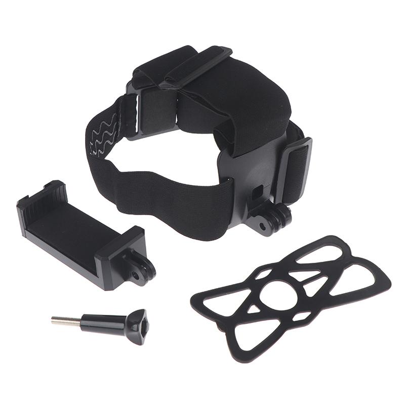 Kopfmontierter Handyhalter First-Person Video Live Stirnband Körperhalterung Für Handy Smartphones Action-Kamera