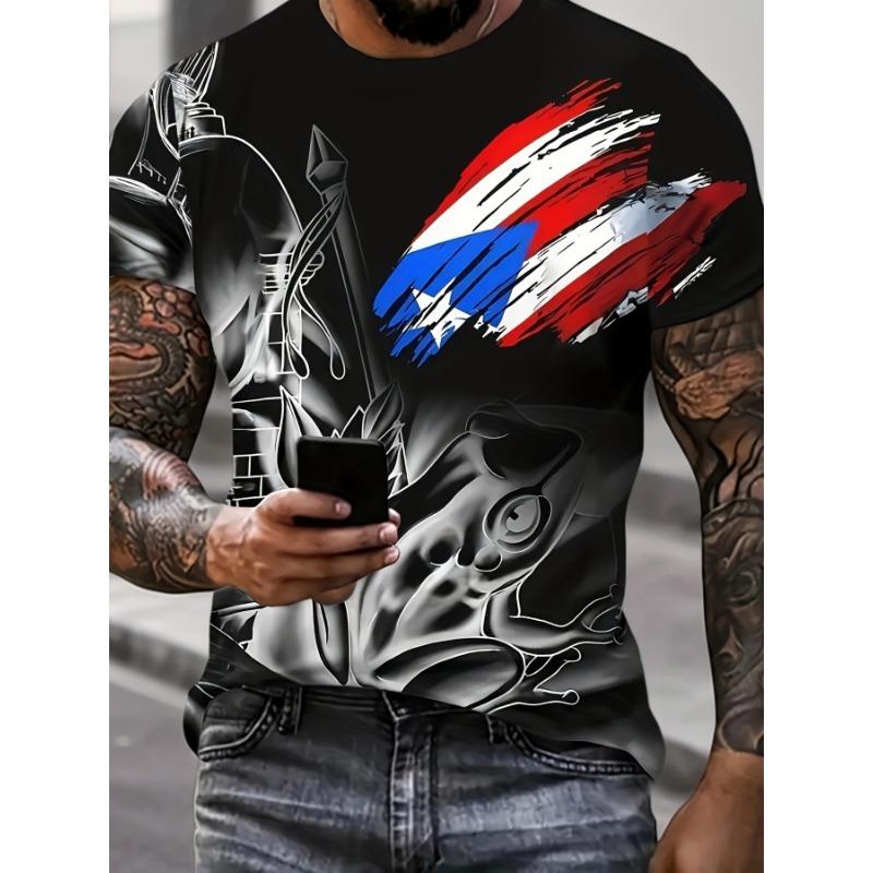 Men s round neck short sleeve T-shirt S