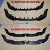 For BMW 3 Series G20 G21 M-Sport 2019-2024 Car Front Bumper Splitter Lip Spoiler Diffuser Guard Body Kit Cover Tuning ABS Black